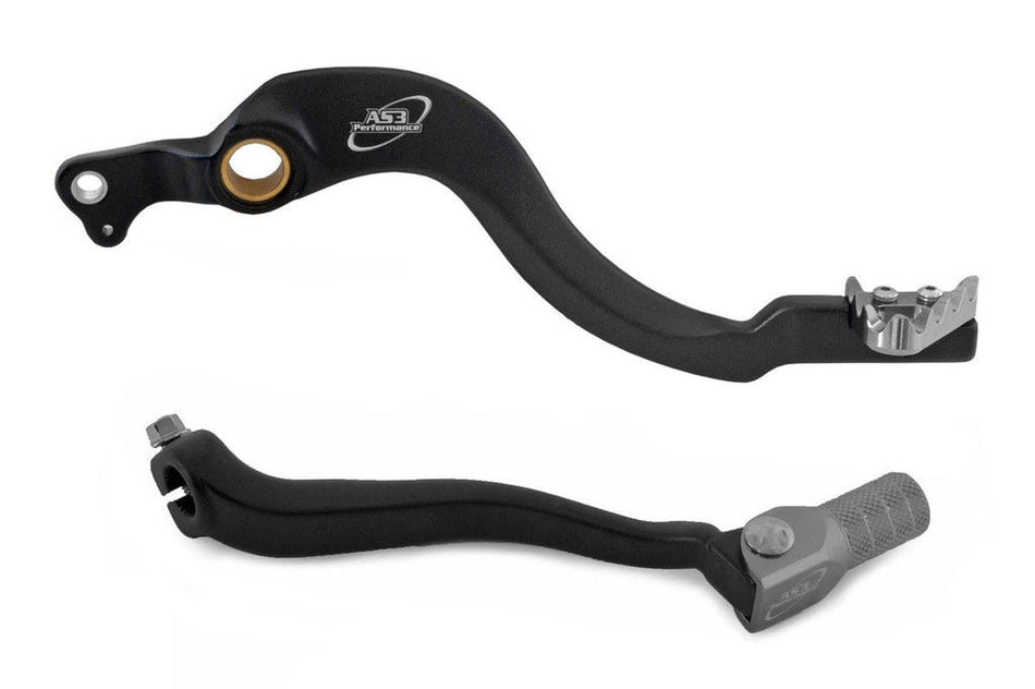 AS3 Factory Series Rempedaal & Versnellingspook Zwart