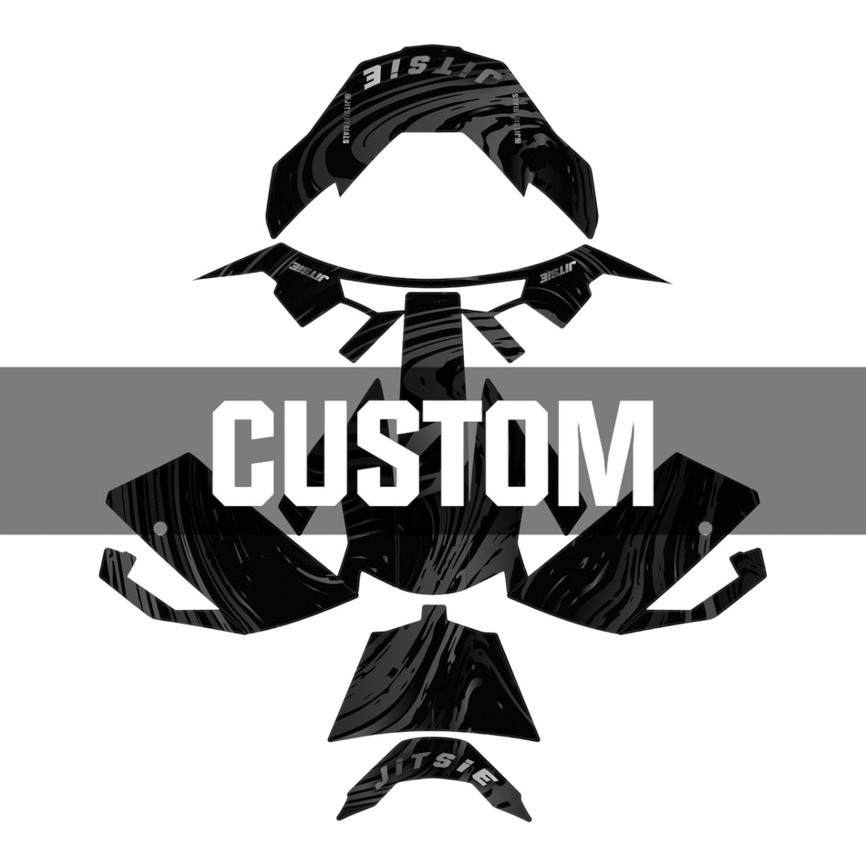 Jitsie Custom HT3 Helmet Sticker Wrap Krylo