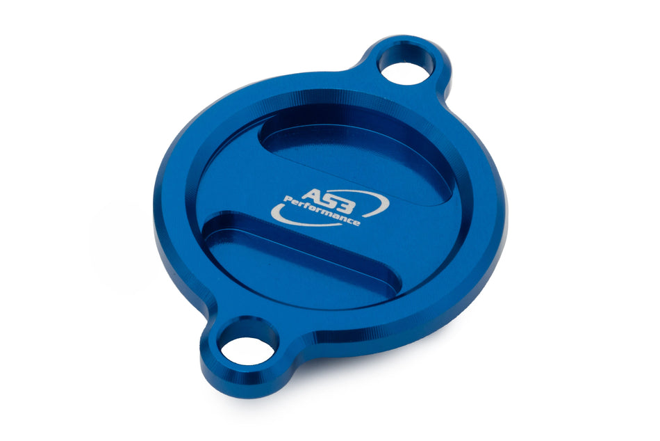 HUSABERG FE 250 350 2013-2014 AS3 OIL FILTER CAP COVER BLUE