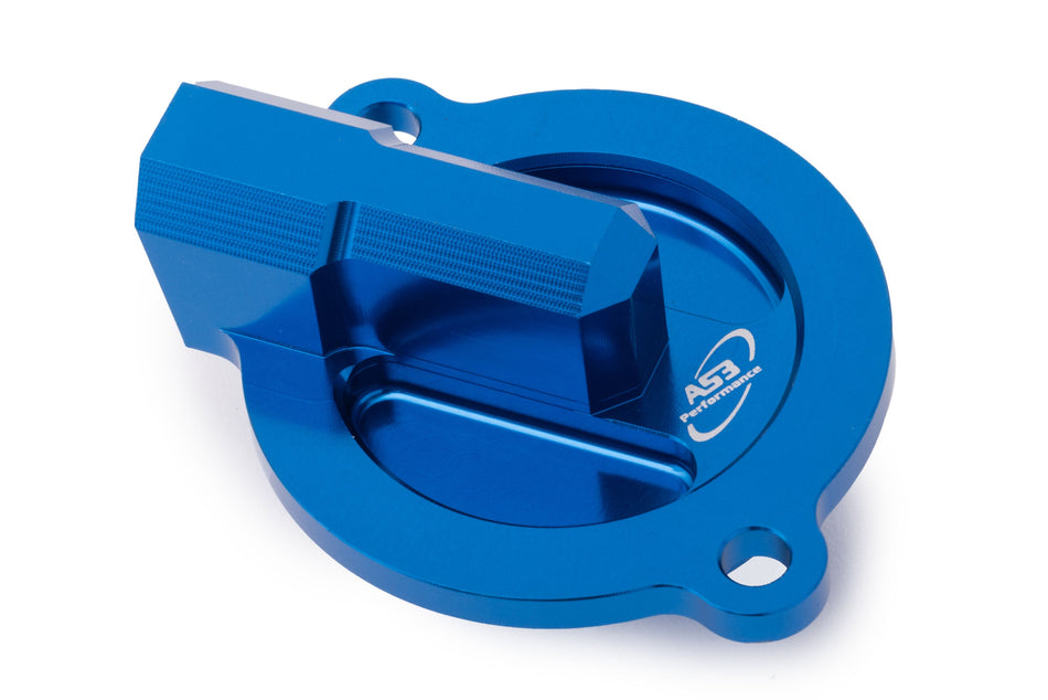 HUSQVARNA 701 ENDURO SUPERMOTO 2016-2023 701 VITPILEN 2018-2020 701 SVARTPILEN 2019-2020 AS3 OIL FILTER CAP COVER BLUE