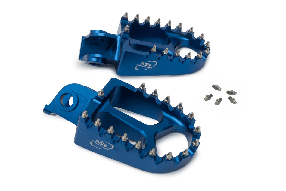 AS3 Racing Series Voetsteunen Blauw