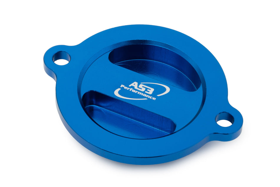 HUSQVARNA 701 ENDURO SUPERMOTO VITPILEN SVARTPILEN NORDEN 901 2016-2023 AS3 OIL FILTER CAP COVER BLUE
