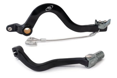 AS3 Factory Series Rempedaal & Versnellingspook Zwart