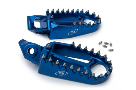 AS3 Racing Series Voetsteunen Blauw
