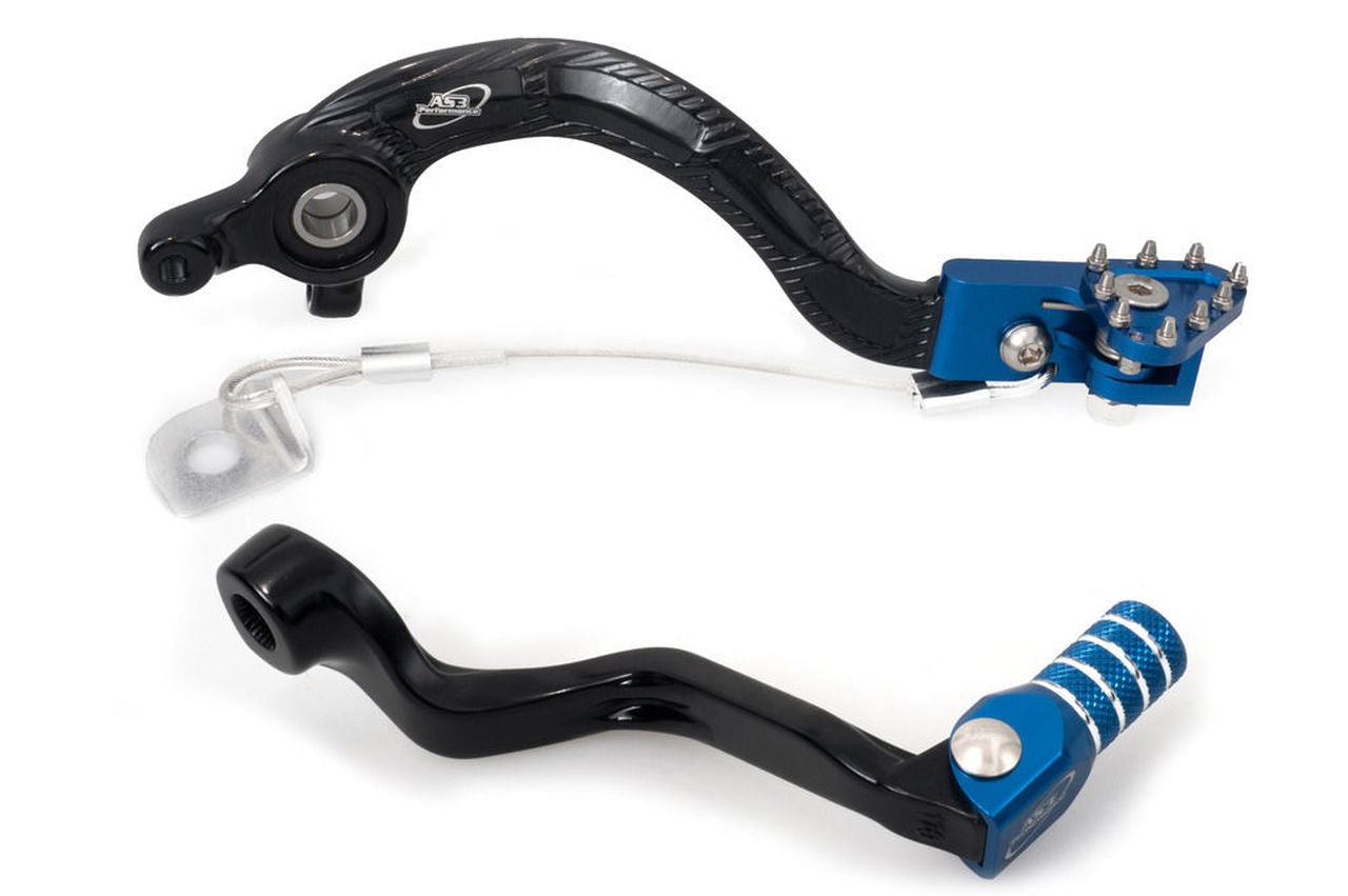 AS3 Versnellingspook & Rempedaal Set Blauw