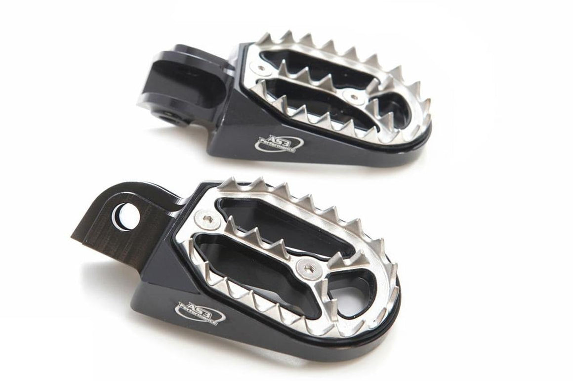 AS3 Factory Series Voetsteunen Zwart