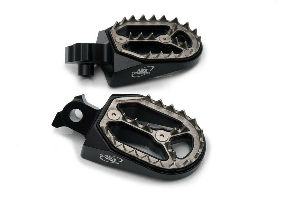 AS3 Factory Series Voetsteunen Zwart