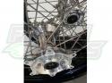 Set Supermoto wielen HAAN Wheels - Zwarte velgen - Gekleurde naaf