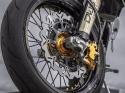 Set Supermoto wielen HAAN Wheels - Zwarte velg / Gekleurde naven-spaken-nippels