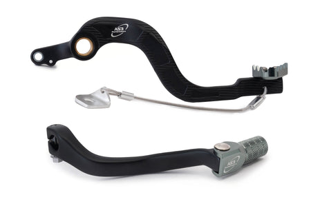 AS3 Factory Series Rempedaal & Versnellingspook Zwart