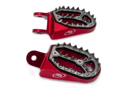 AS3 Factory Series Voetsteunen Rood