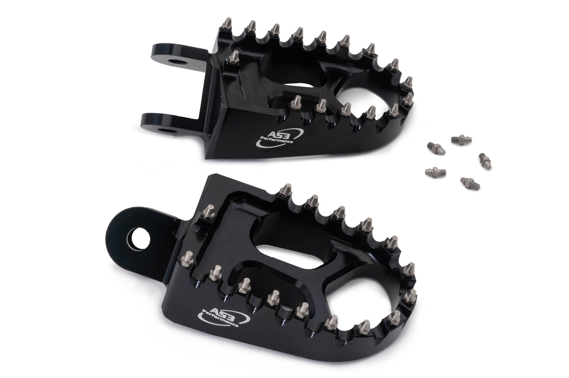 AS3 Racing Series Voetsteunen Zwart