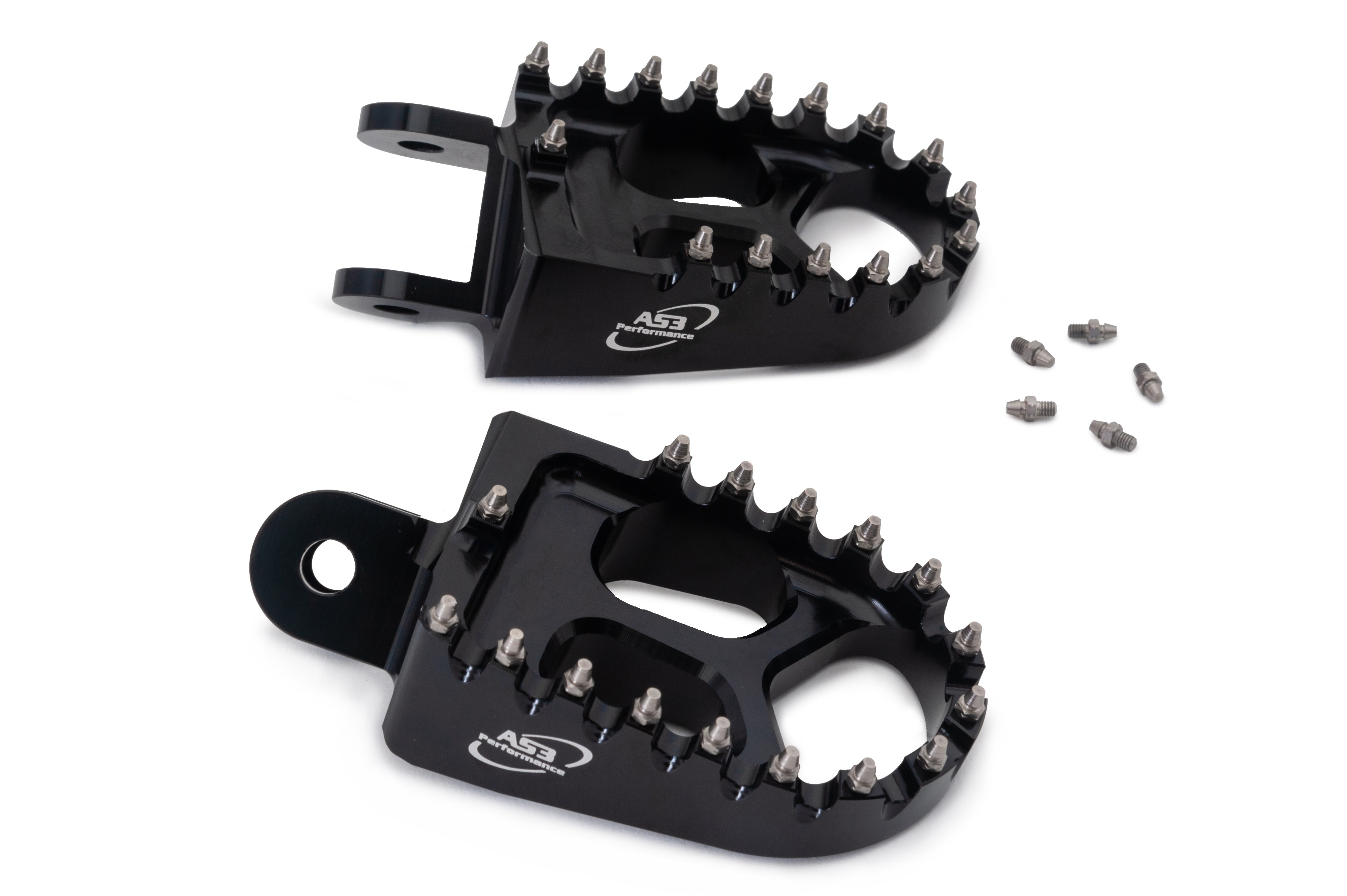 AS3 Racing Series Voetsteunen Zwart