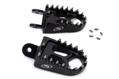AS3 Racing Series Voetsteunen Zwart