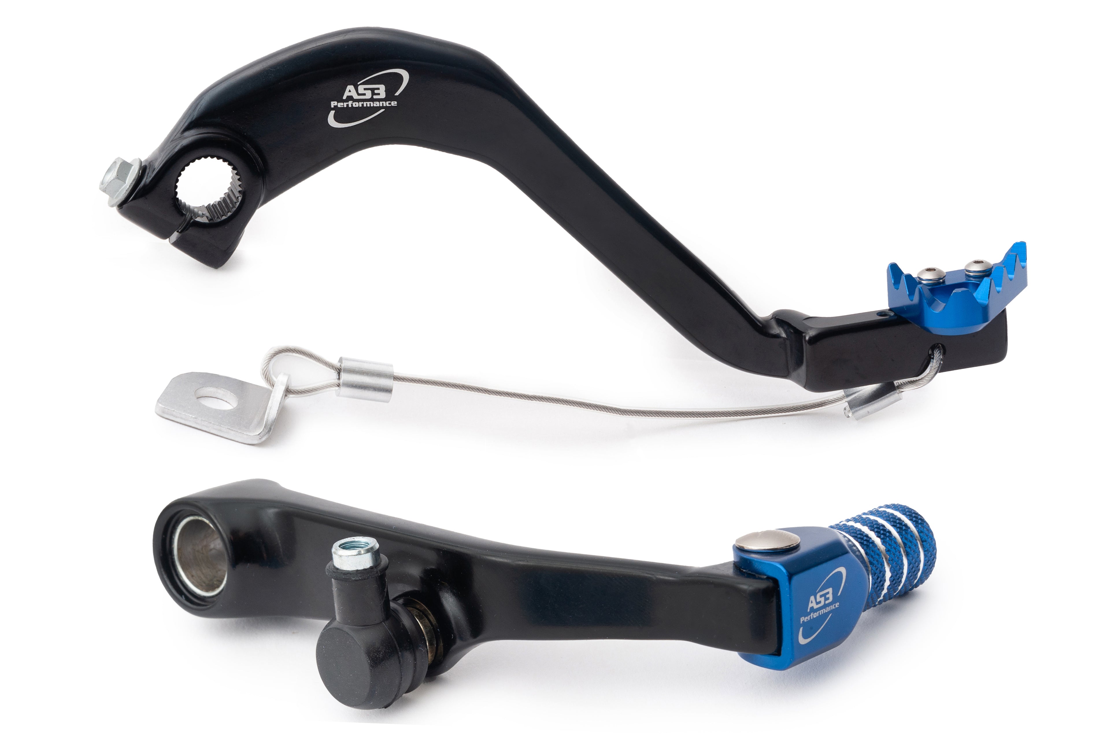 AS3 Versnellingspook & Rempedaal Set Blauw