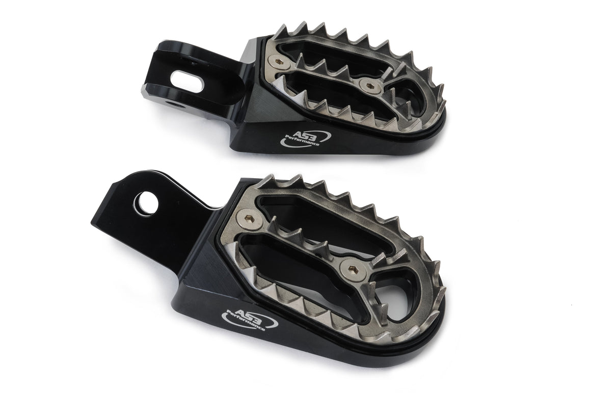 AS3 Factory Series Voetsteunen Zwart