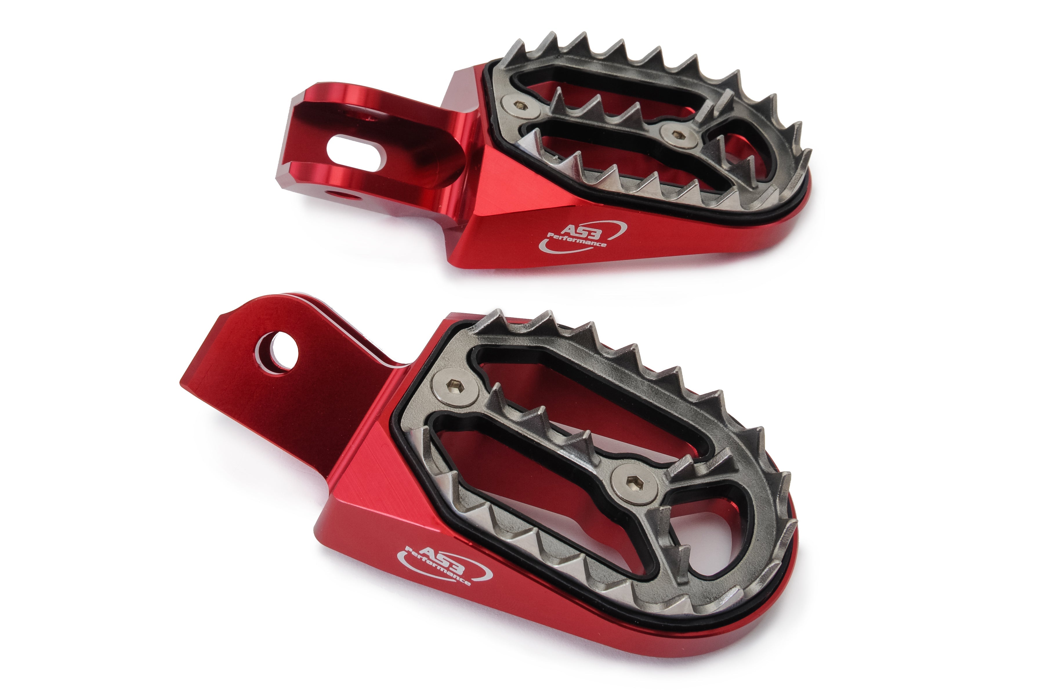 AS3 Factory Series Voetsteunen Rood