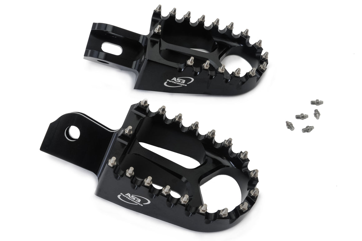 AS3 Racing Series Voetsteunen Zwart