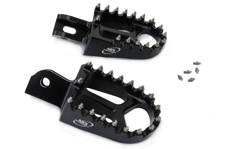 AS3 Racing Series Voetsteunen Zwart