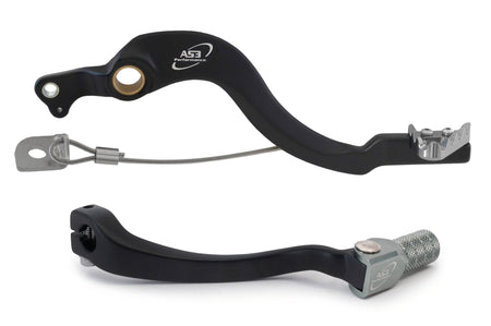 AS3 Factory Series Rempedaal & Versnellingspook Zwart