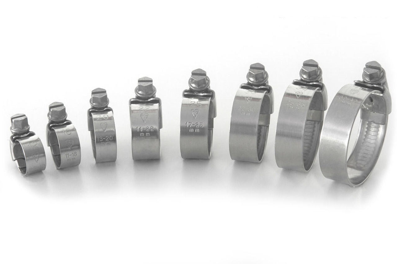 KTM 350 SXF SX-F XC-F 2019-2022 (Y-KIT) AS3 STAINLESS STEEL RADIATOR HOSE CLIPS KIT