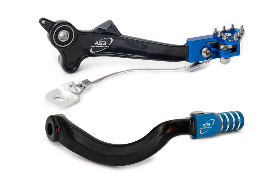 AS3 Versnellingspook & Rempedaal Set Blauw