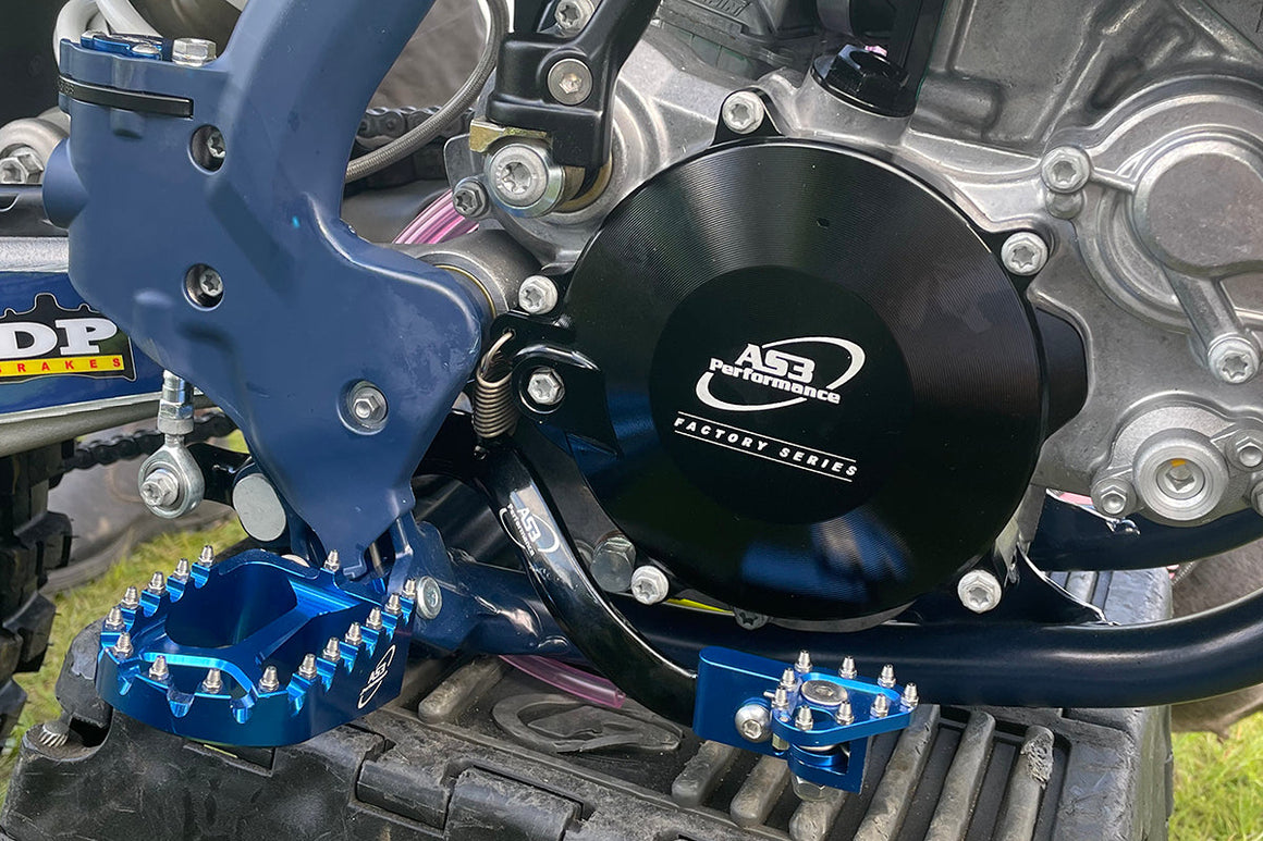 AS3 Racing Series Voetsteunen Blauw