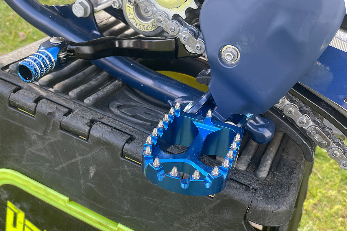 AS3 Racing Series Voetsteunen Blauw