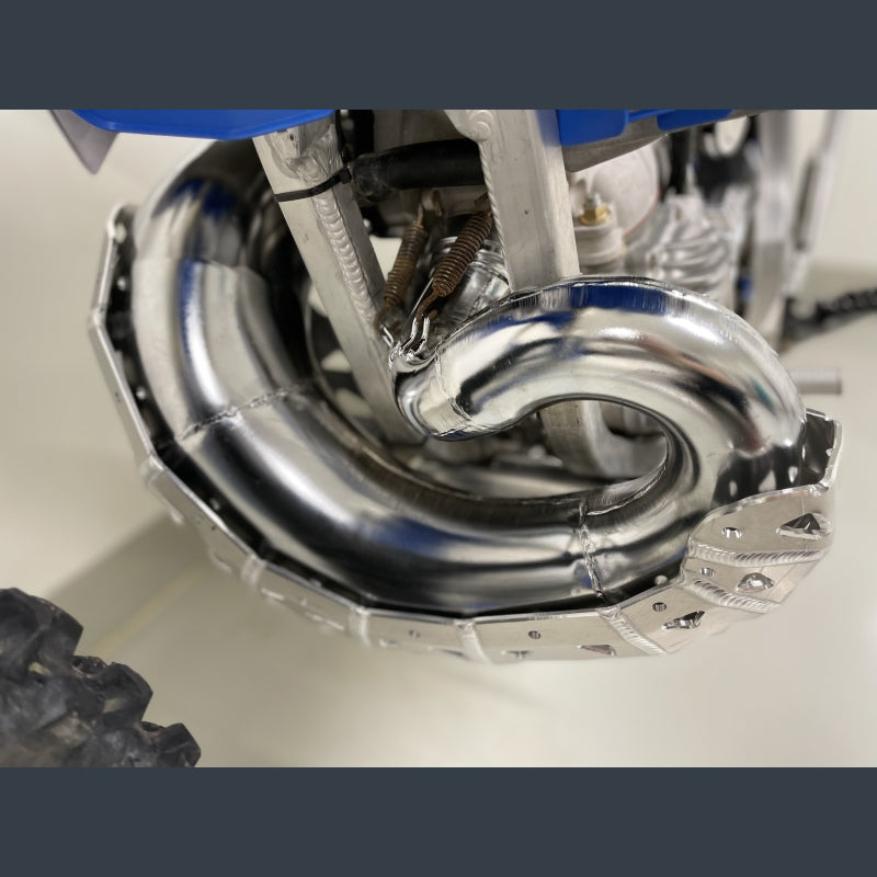Skidplate met uitlaatpijpbeschermer en kunststof bodem voor TM 250/300 2008-2021