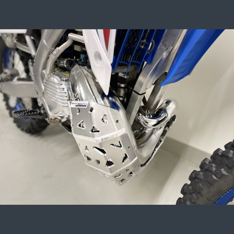 Skidplate met uitlaatpijpbeschermer voor TM 250/300 2008-2021
