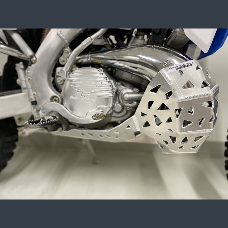 Skidplate met uitlaatpijpbeschermer voor TM 250/300 2008-2021