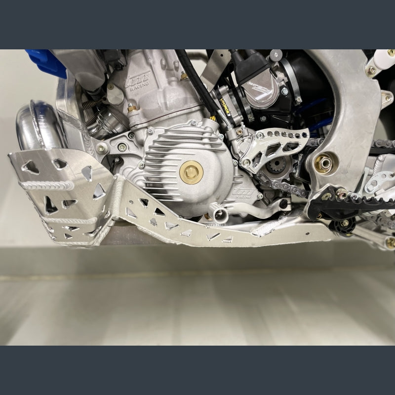 Skidplate met uitlaatpijpbeschermer voor TM 250/300 2022-2025