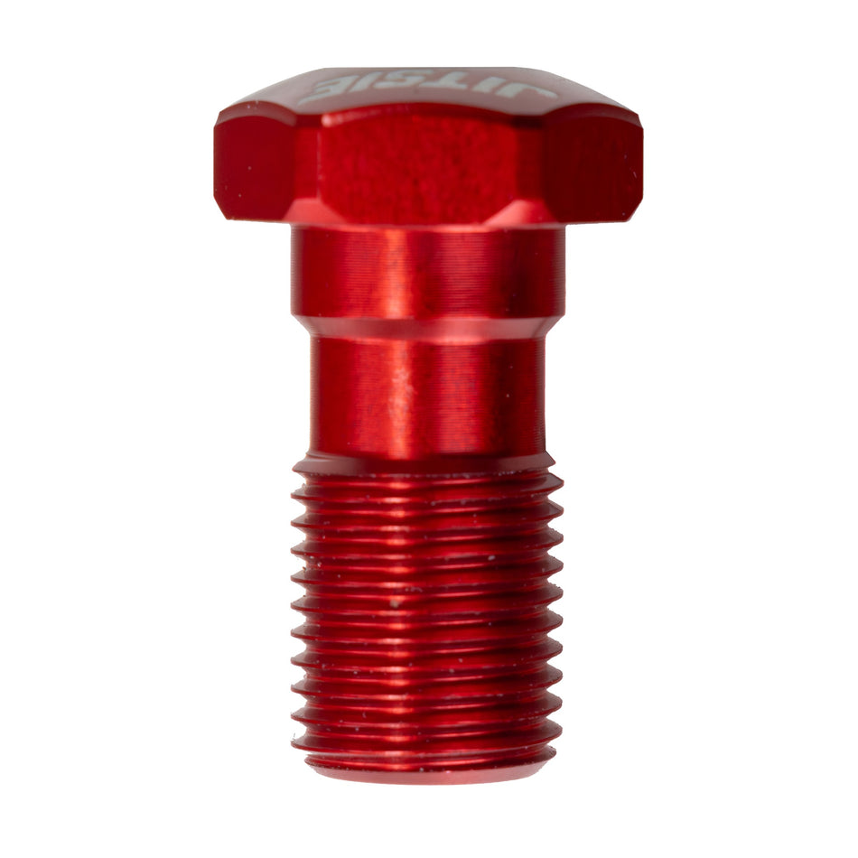 Jitsie Aluminum Banjo Bolt M10X1.0 with Stainless Steel Valve M6X1.0