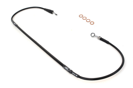 KTM 65 SX 2023-2026 AS3 VENHILL BRAIDED FRONT BRAKE LINE HOSE BLACK