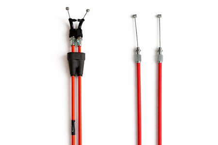 GAS GAS MC EX 125 150 250 300 2024-2026 EC 125 250 300 2024 AS3 VENHILL FEATHERLIGHT THROTTLE CABLES RED