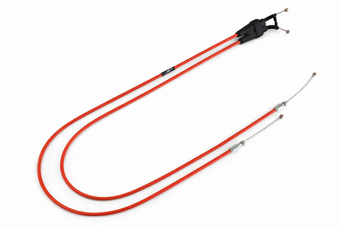 GAS GAS MC EX 125 150 250 300 2024-2026 EC 125 250 300 2024 AS3 VENHILL FEATHERLIGHT THROTTLE CABLES RED