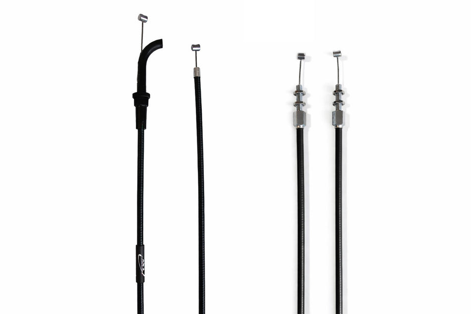 KAWASAKI KLX 250 SF 2009-2010 AS3 VENHILL FEATHERLIGHT THROTTLE CABLES BLACK