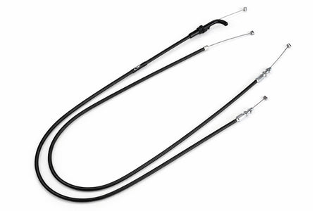 KAWASAKI KLX 250 SF 2009-2010 AS3 VENHILL FEATHERLIGHT THROTTLE CABLES BLACK