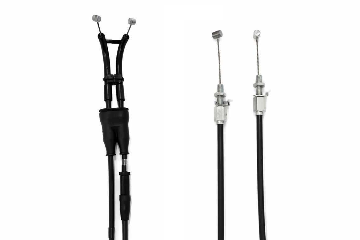 KAWASAKI KX 250 F 2009-2010 AS3 VENHILL FEATHERLIGHT THROTTLE CABLES BLACK