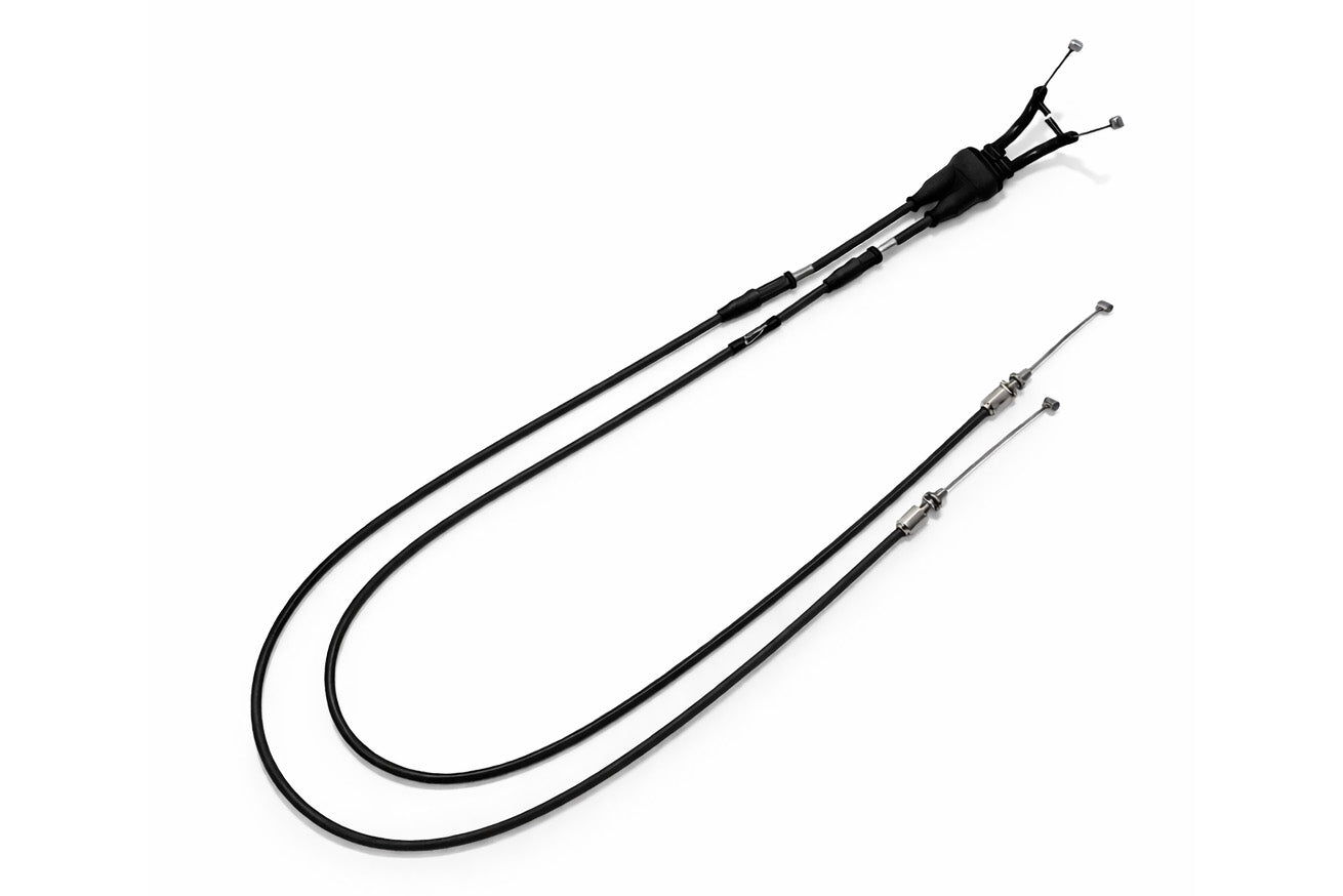 KAWASAKI KX 250 F 2009-2010 AS3 VENHILL FEATHERLIGHT THROTTLE CABLES BLACK