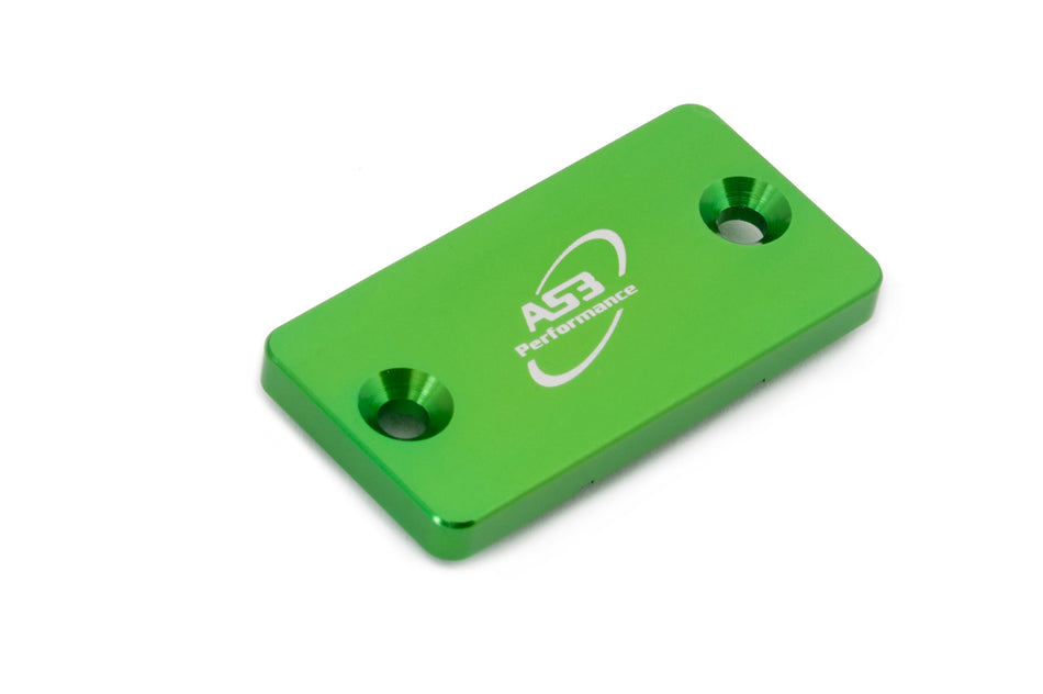 KAWASAKI KX 125 250 1991-1996 KDX 200 220 250 KLX 150 230 250 300 650 AS3 REAR BRAKE RESERVOIR COVER GREEN