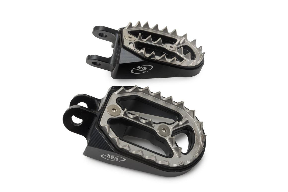 AS3 Factory Series Voetsteunen Zwart