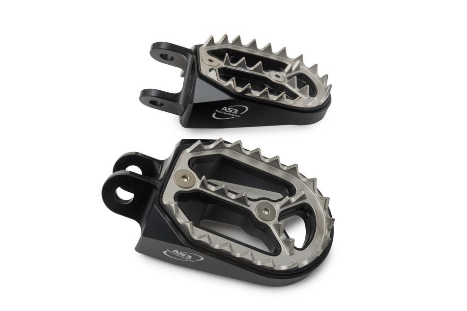 AS3 Factory Series Voetsteunen Zwart