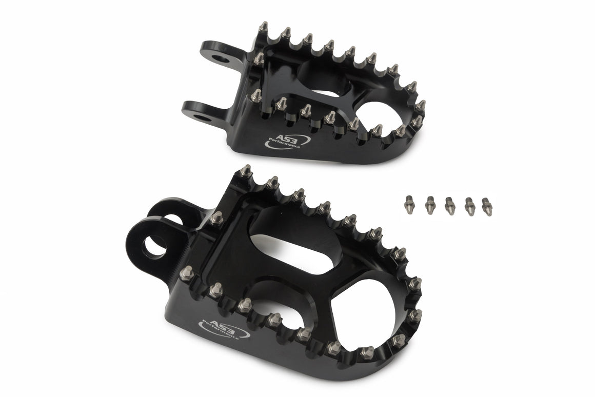 AS3 Racing Series Voetsteunen Zwart