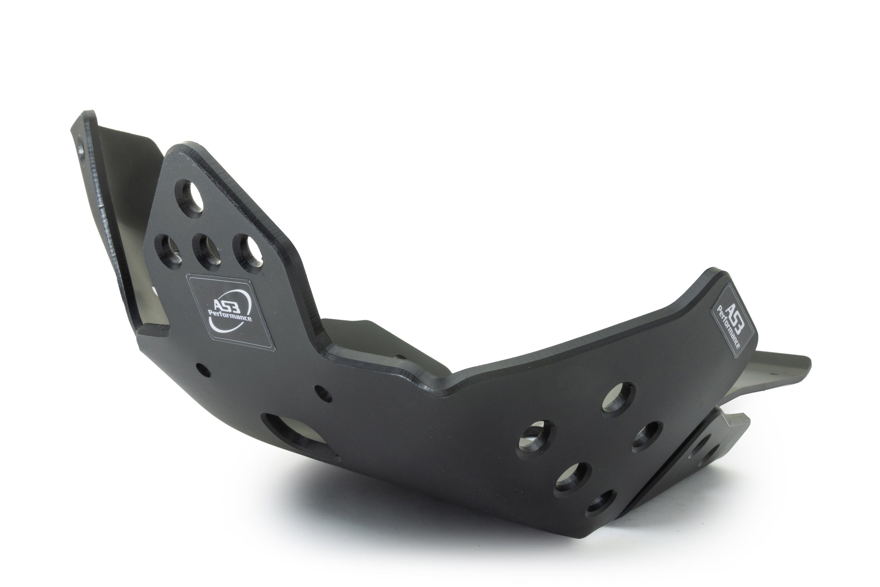 KAWASAKI KX 450 2019-2022 KX 450 X 2021-2022 AS3 DTC PLASTIC SKID PLATE AND LINKAGE GUARD BLACK