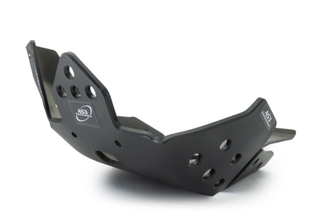 KAWASAKI KX 450 2019-2022 KX 450 X 2021-2022 AS3 DTC PLASTIC SKID PLATE AND LINKAGE GUARD BLACK