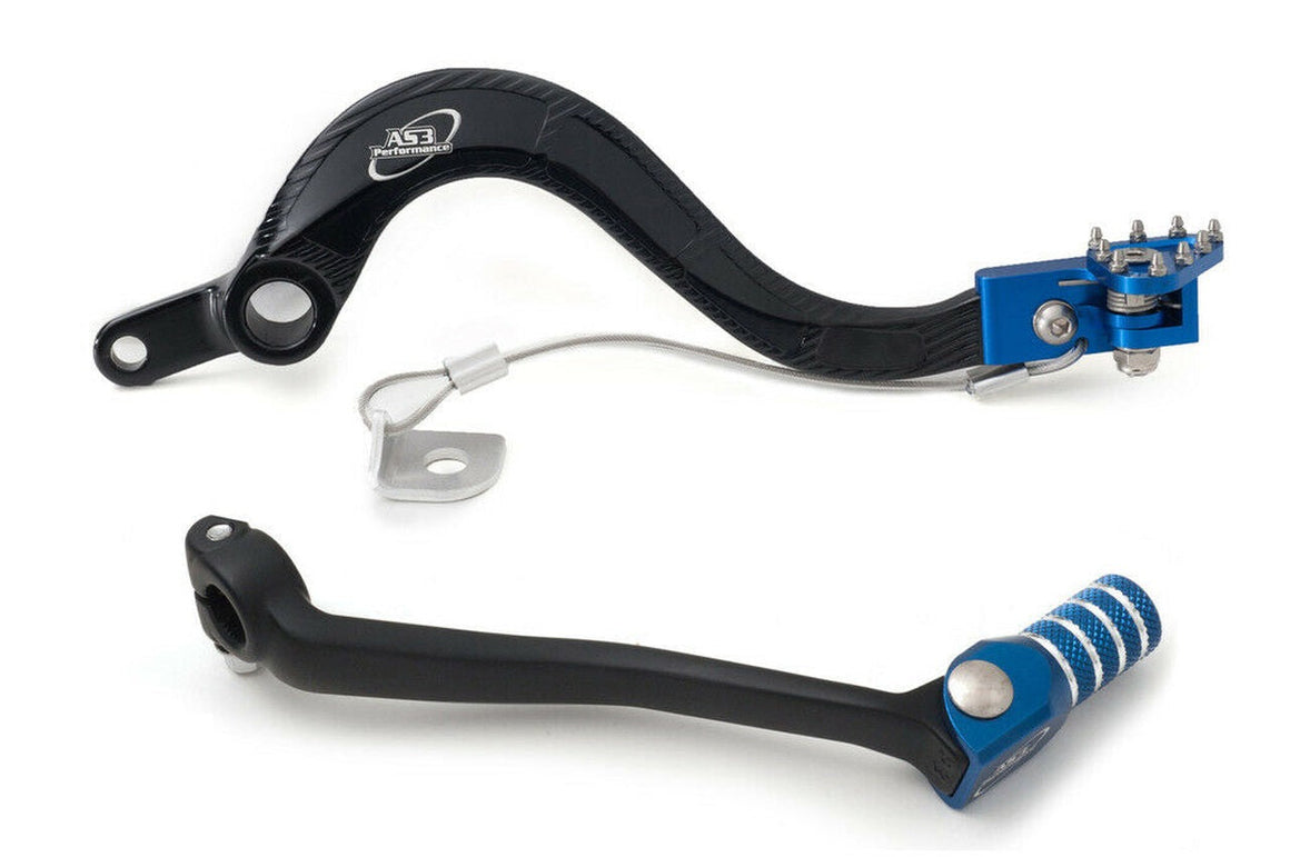 AS3 Versnellingspook & Rempedaal Set Blauw