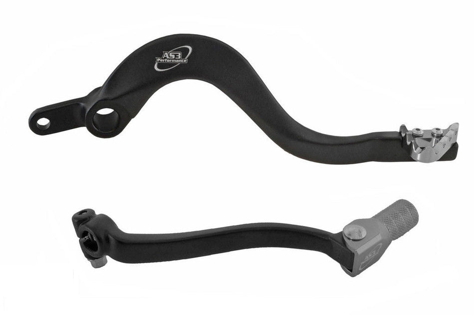 AS3 Factory Series Rempedaal & Versnellingspook Zwart