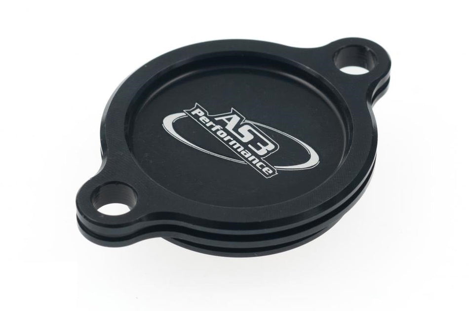 KAWASAKI KX 250 F 2004-2020 AS3 OIL FILTER CAP COVER BLACK