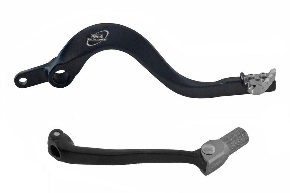 AS3 Factory Series Rempedaal & Versnellingspook Zwart
